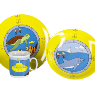 Детский набор 3 предмета "CAIRO"; декор "Черепаха"