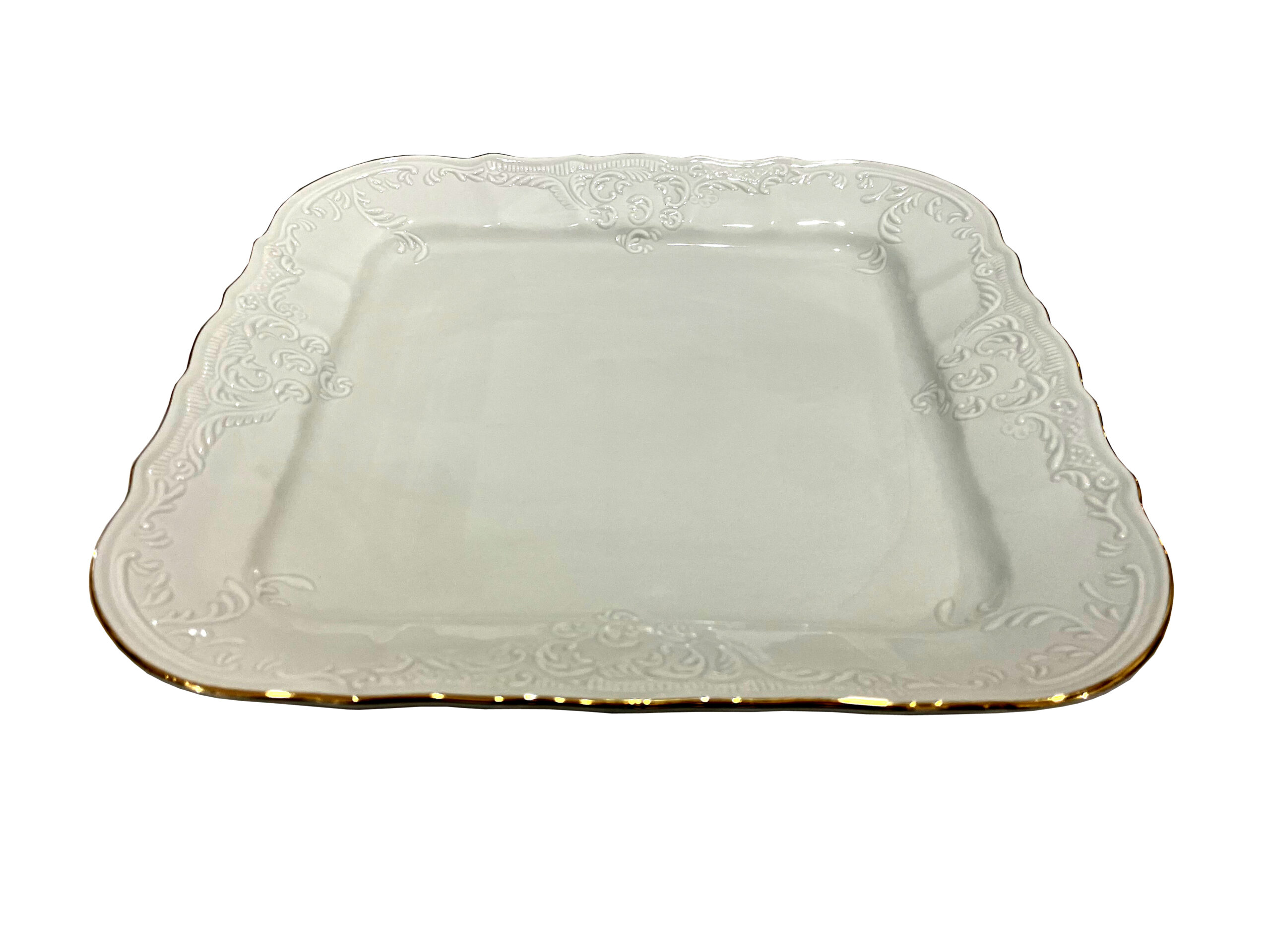 Поднос квадратный 26 см, Bernadotte; декор "Отводка золото"