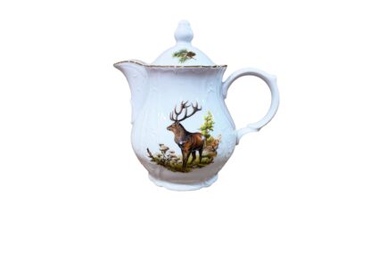 Чайник с крышкой 1л, Bernadotte; декор "Охотничьи сюжеты" HORECA