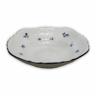 Салатник круглый 25 см, Bernadotte; декор "Синие мелкие цветы"