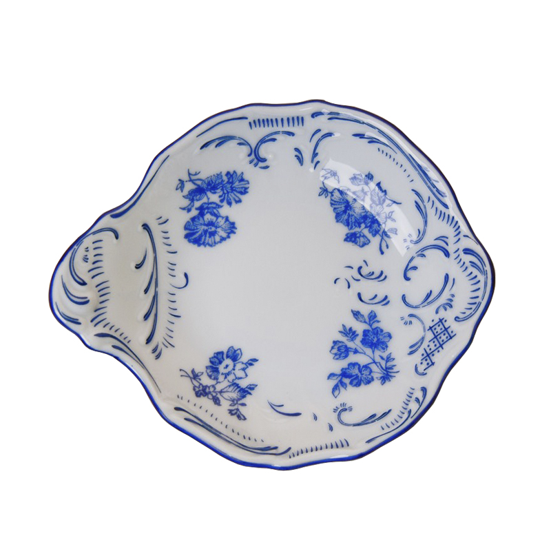 Розетка с ручкой, Bernadotte; декор "Синяя Роза"