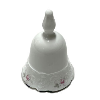 Колокольчик, Bernadotte; декор "Бледные розы, отводка платина"