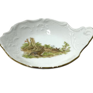 Розетка с ручкой, Bernadotte; декор "Охотничьи сюжеты"