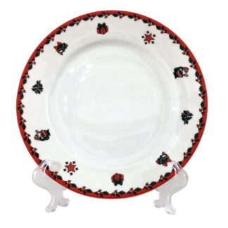 Тарелка десертная 21 см; декор "Рождество"
