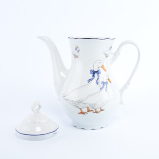 Кофейник "Констанция" 1,2 л; декор "Гуси"