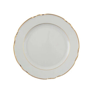 Тарелка глубокая "Констанция" 23 см; декор "Отводка золото"