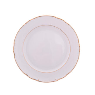 Тарелка десертная "Констанция" 21 см; декор "Отводка золото"