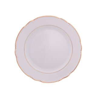 Тарелка мелкая 26 см "Констанция"; декор "Отводка золото"