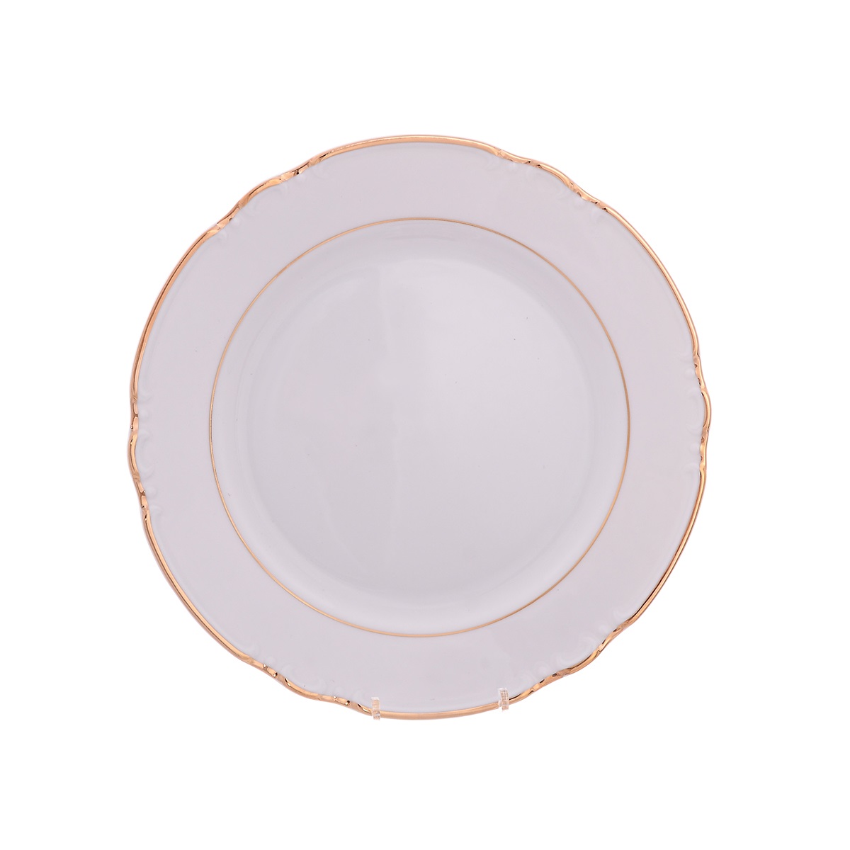 Тарелка мелкая 26 см "Констанция"; декор "Отводка золото"