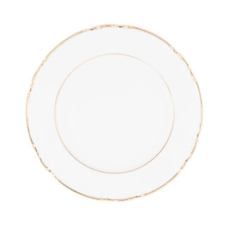 Тарелка десертная "Констанция" 17 см; декор "Отводка золото"