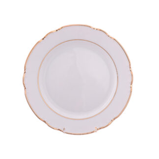 Тарелка десертная "Констанция" 19 см; декор "Отводка золото"