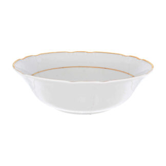 Салатник круглый "Констанция" 25 см; декор "Отводка золото"