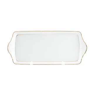 Поднос "Констанция" 39 см; декор "Отводка золото"