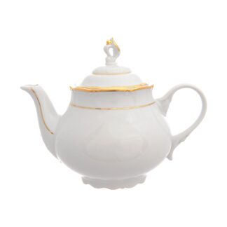 Чайник "Констанция" 0,7 л; декор "Отводка золото"