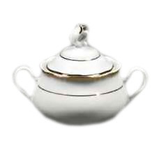 Сахарница 250 мл "Констанция"; декор "Отводка золото"