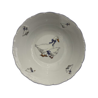 Салатник круглый " OPHELIA" 19 см; декор "Гуси"